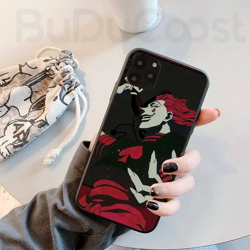 hisoka hunter x anime phone case for iphone 8 7 6 6s plus x 5s se 2020 xr 11 12 pro mini pro xs max free global shipping