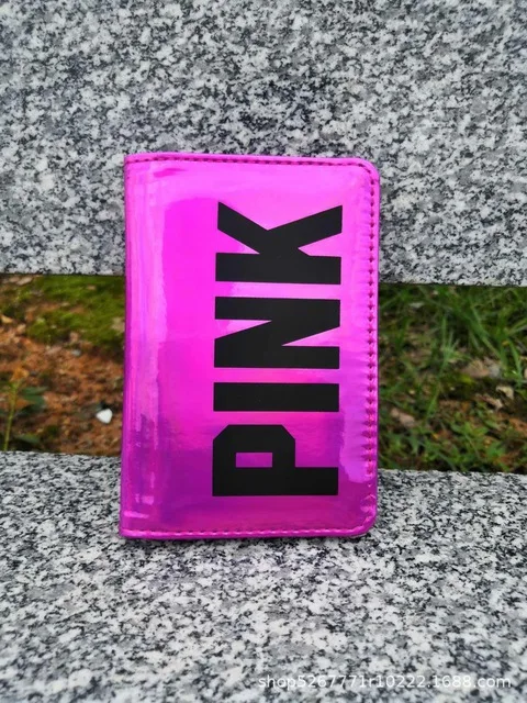New card protection pink Wallet Bank purse Holder Id Bank Card Case Protection Credit Card Holder rfid wallet - Цвет: Фиолетовый