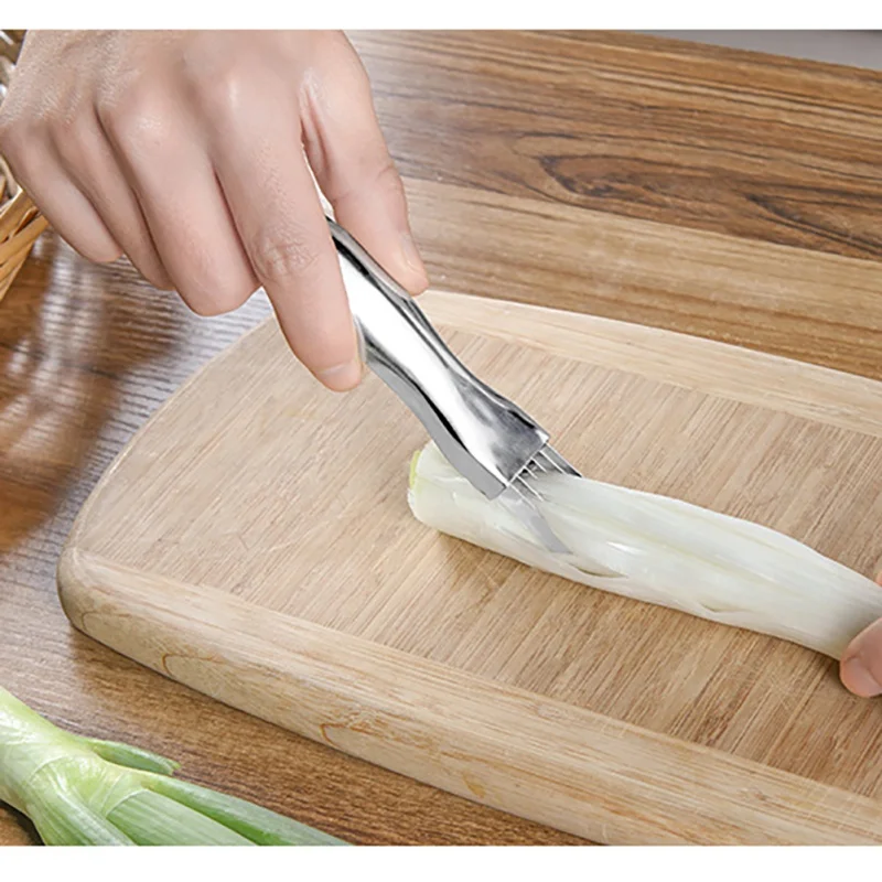 Нож из нержавеющей стали для лука и проволоки кухонный домашний резак наполнения