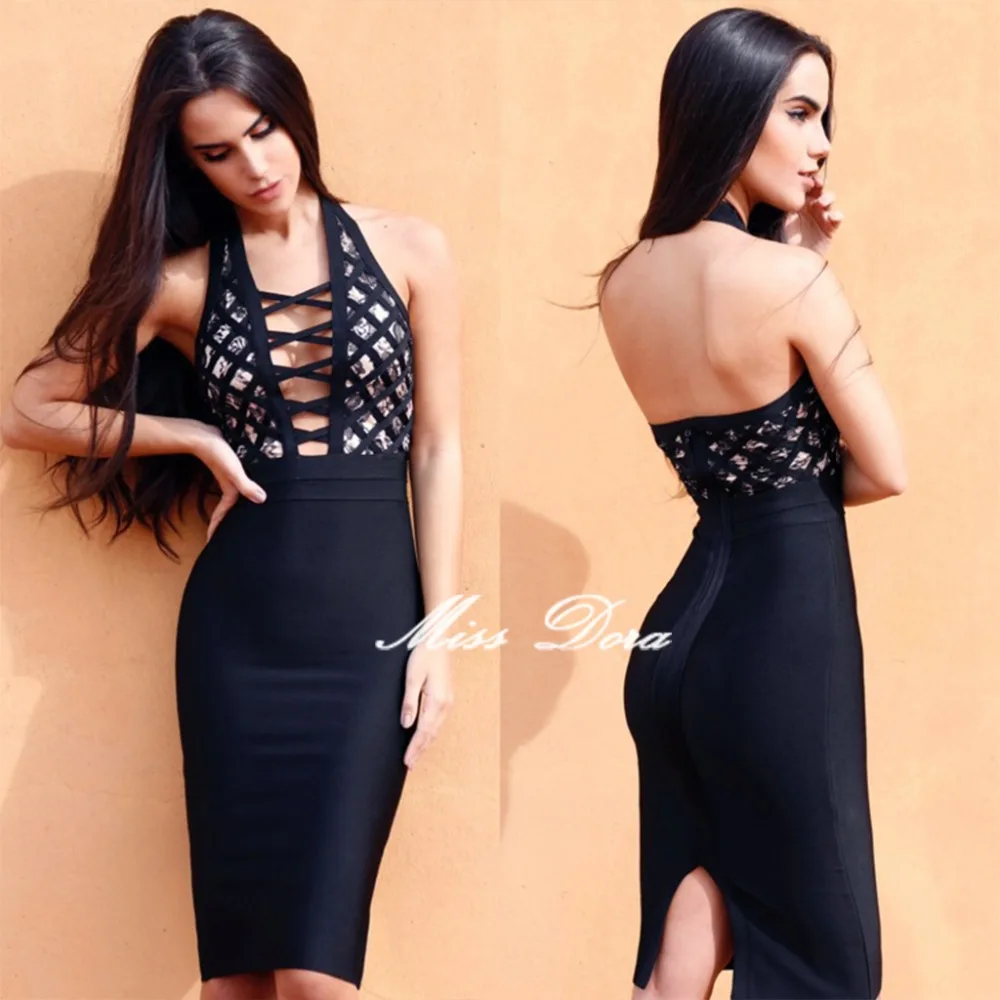 2021 Новое Женское платье с глубоким v образным вырезом черное кружевное лямкой на