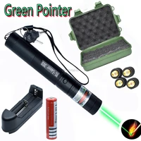 high power green laser 303 laser sight 5 milliwatt high power adjustable focus green burning laser pointer super radiation