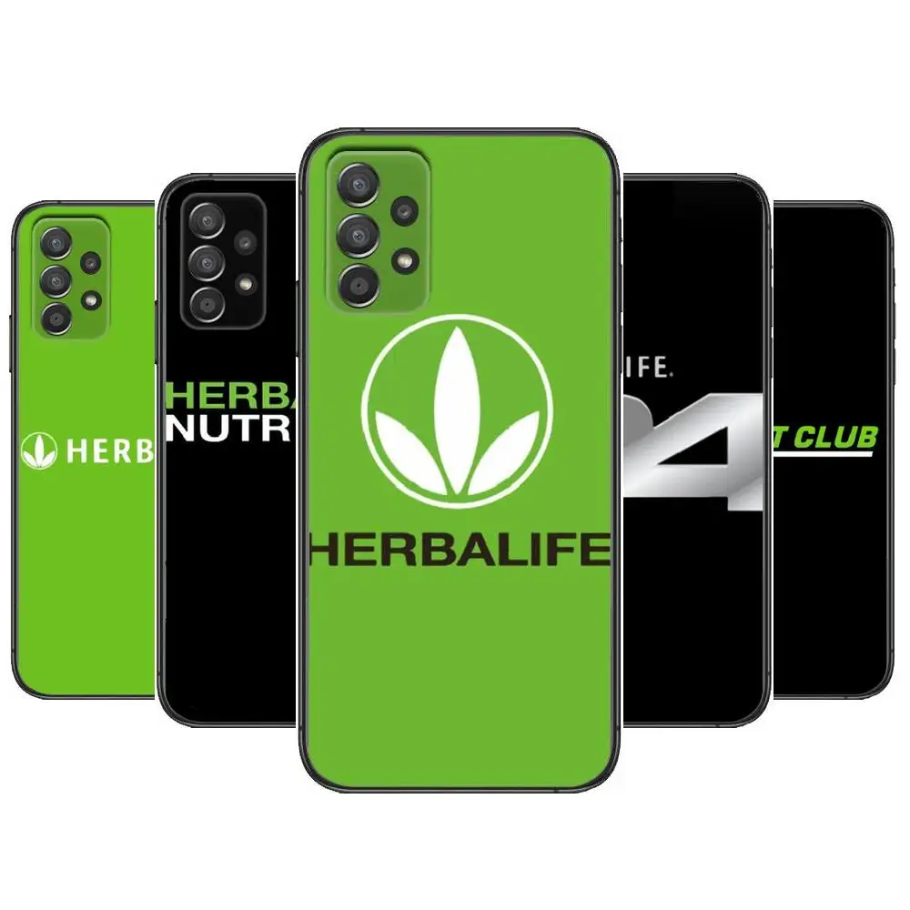 

healthy lifestyle Herbalife Phone Case Hull For Samsung Galaxy A70 A50 A51 A71 A52 A40 A30 A31 A90 A20E 5G S Black Shell Art Cel