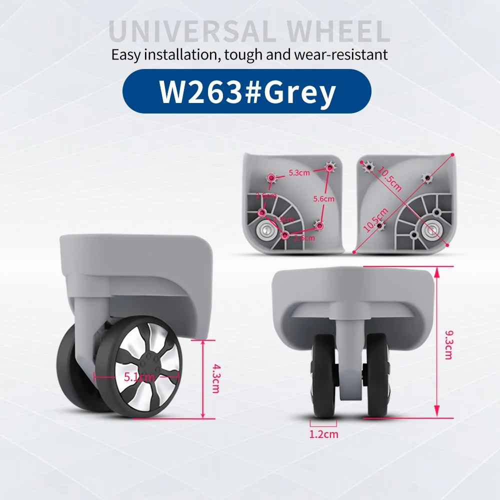 TANGYIPIN YT-Ao7 Trolley wheel travel suitcases replace luggage casters universal accessories colored high-quality mute wheels