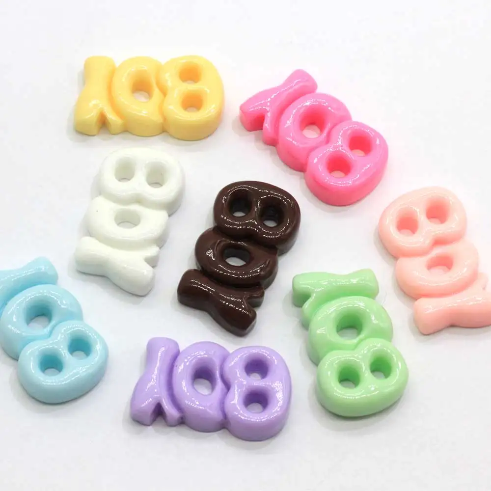 

Mix Color Boy Letter Resin Flatback Cabochon Microlandschaf Craft Resin Key Ring Decor