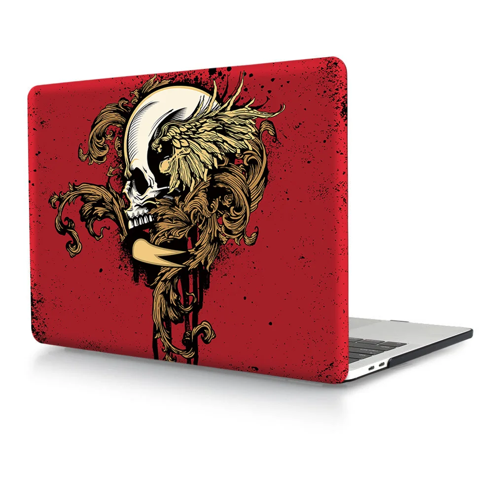 Creative Skull HRH, новинка, 3D, животное, аниме, мультфильм, корпус ноутбука, оболочка, защитный жесткий пластиковый чехол, рукав, крышка для Macbook Pro 13, сенсорная панель, A2159 - Цвет: Creative Skull