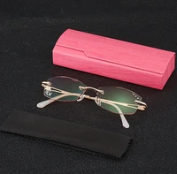luxury diamond cutting reading glasses women pink ultralight alloy frame high quality anti blu 1 1 5 2 2 5 3 3 5 4