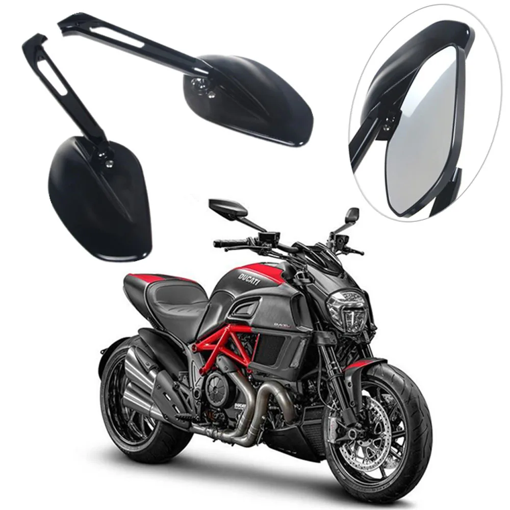 CNC Cut Aluminum Motorcycle Rearview Mirror Case for DUCATI Xdiavel Xdiacel-S Monster 1200 S/R
