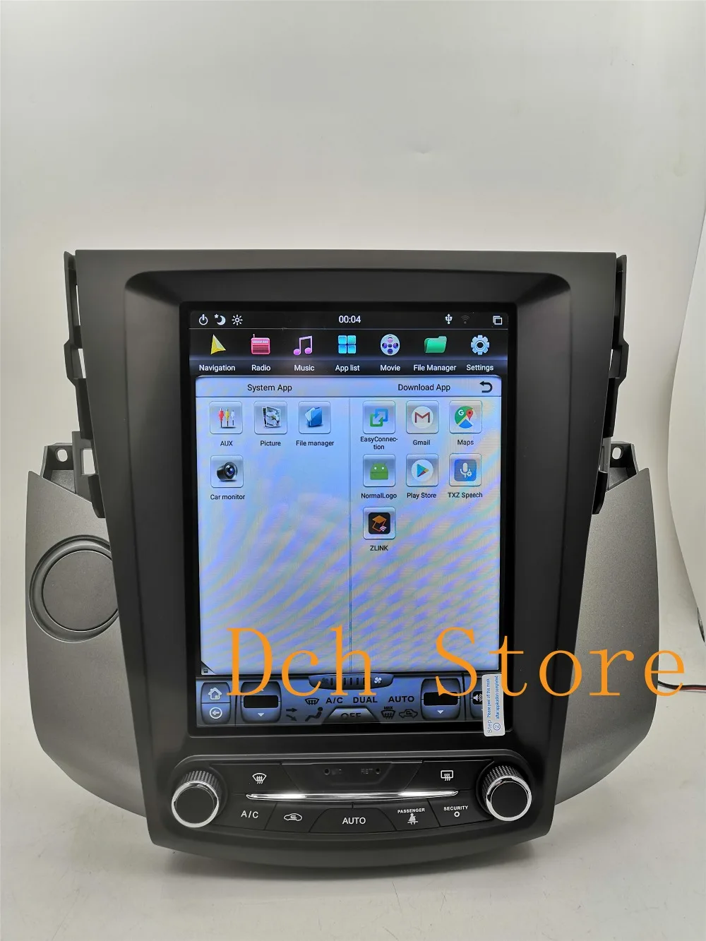 10,4 ''вертикальный экран Tesla стиль Android 8,1 автомобильный DVD gps навигация радио для Toyota RAV4 rav 4 2006-2012 PX6 CARPLAY ips