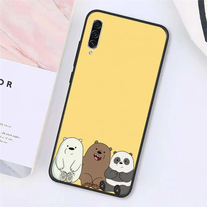 

Cartoon Cute Bear panda Phone Case For Samsung S 7 8 9 10 20 A 21S 20e 50 51 71 note9 10 J4 plus 20 ultra