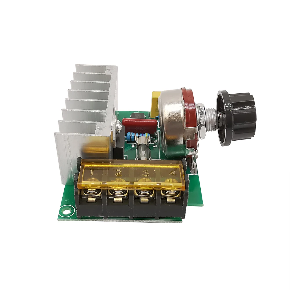 4000W тиристорный Напряжение Регулятор модуль переменного тока 220V Регулируемый