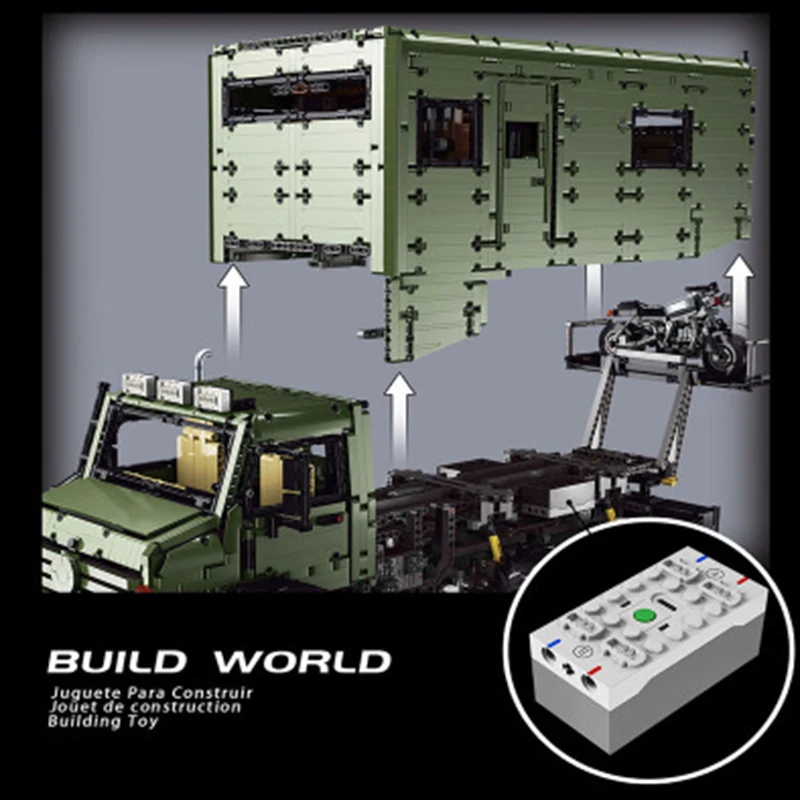 6689 шт военный грузовик погруз