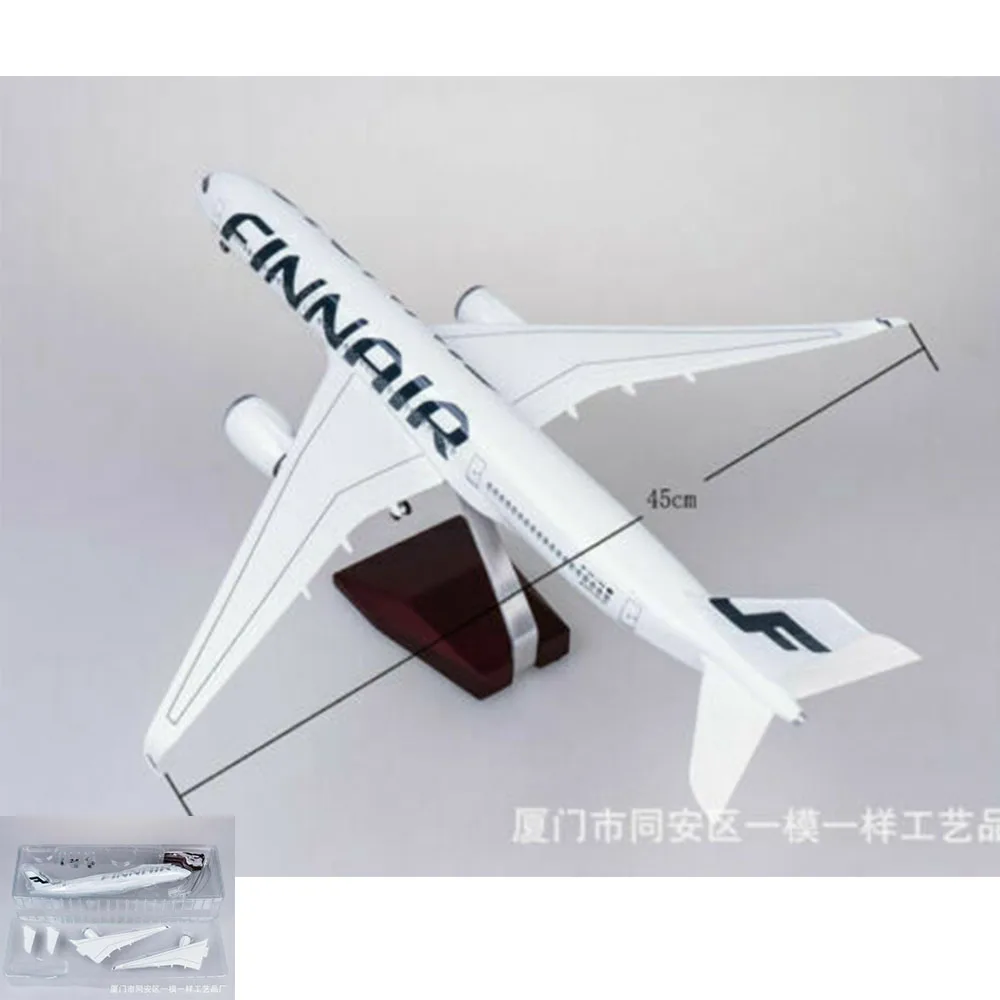 

1/142 Φ FINNAIR A350 самолет ВВС самолёт из смолы светодиодный свет