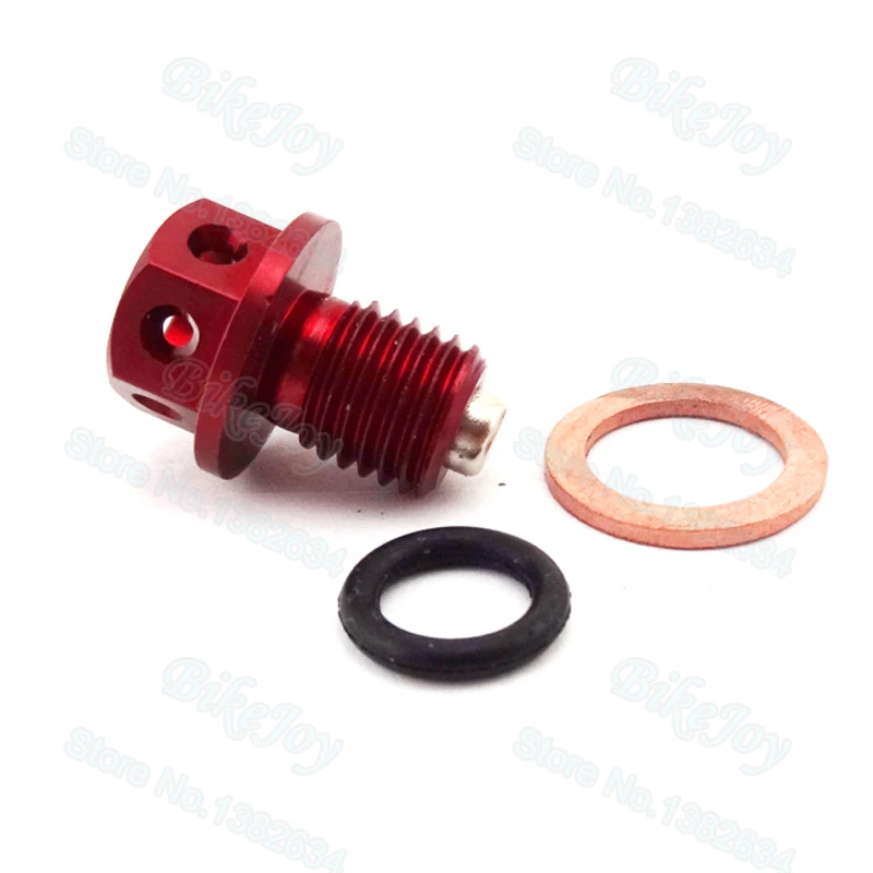 Магнитная пробка для слива масла болт гайка винтовая шайба подходит питбайка