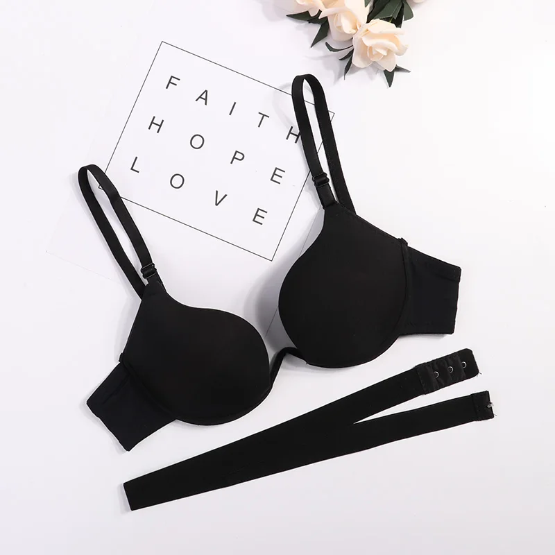 

Sexy Women Lingerie U Backless Bras Underwear Deep U Low Cut Push Up Bra Intimates