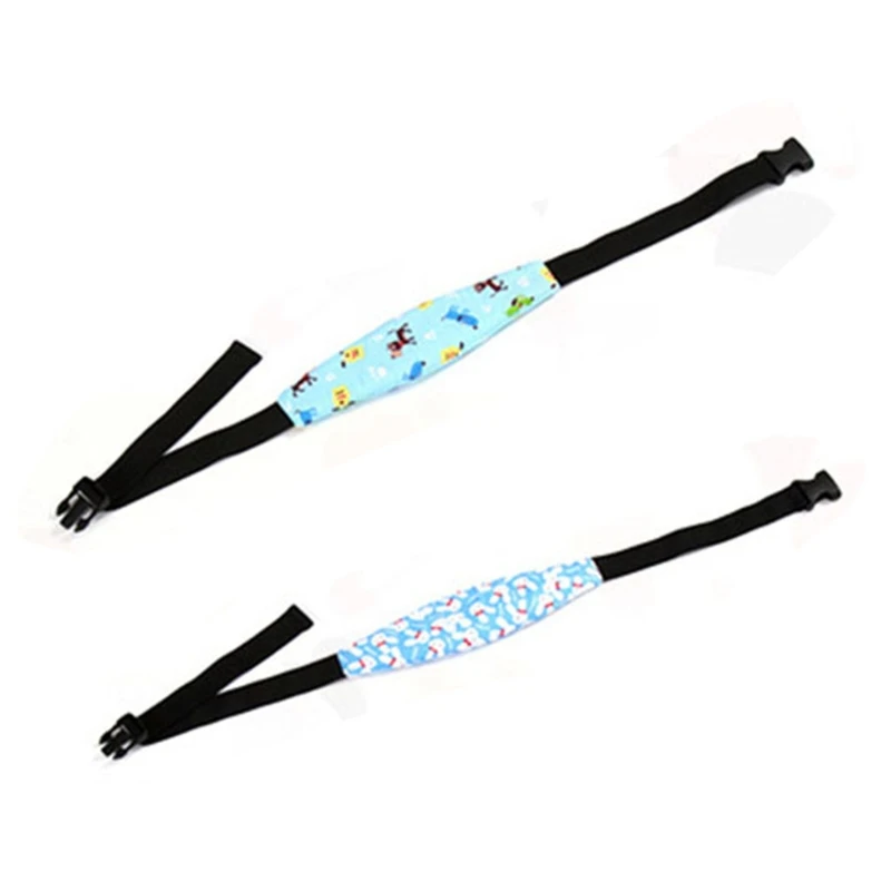 Soporte de cabeza de asiento de coche para beb&eacute;, Cintur&oacute;n de sujeci&oacute;n ajustable, Corralitos para ni&ntilde;o y ni&ntilde;a, posicionador de sue&ntilde;o, almohadas de seguridad para beb&eacute;-3