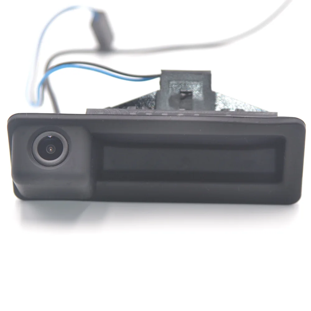 HD динамическая траектория ручка багажника Автомобильная камера заднего вида для