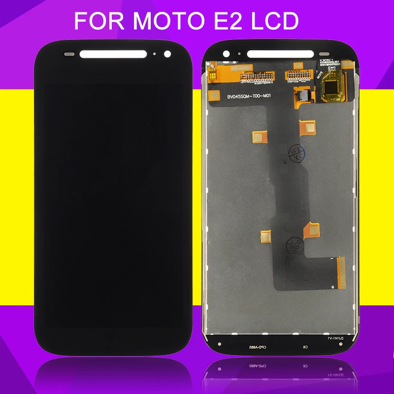 HH для MotoRola E 2nd Gen дисплей Moto E2 LCD с сенсорной панелью экран дигитайзер сборка XT1505