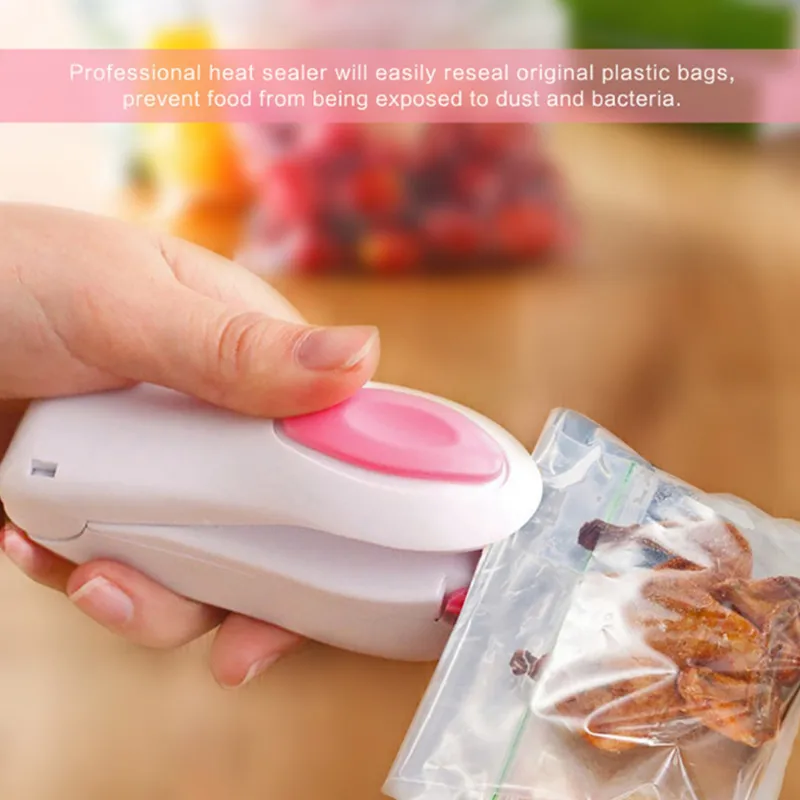 

Kitchen Accessories Tools Mini Portable Food Clip Heat Sealing Machine Sealer Home Snack Bag Sealer Kitchen Utensils Gadget Item