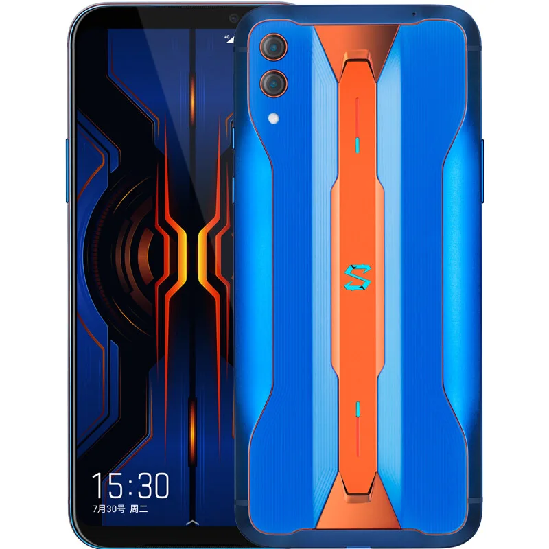 Blue Xiaomi Black Shark 2 Pro Snapdragon 855 Plus, четыре ядра, 12 Гб ОЗУ, 128 Гб ПЗУ, игровой смартфон, 6,39 дюймов, полноэкранный мобильный телефон - Цвет: Blue