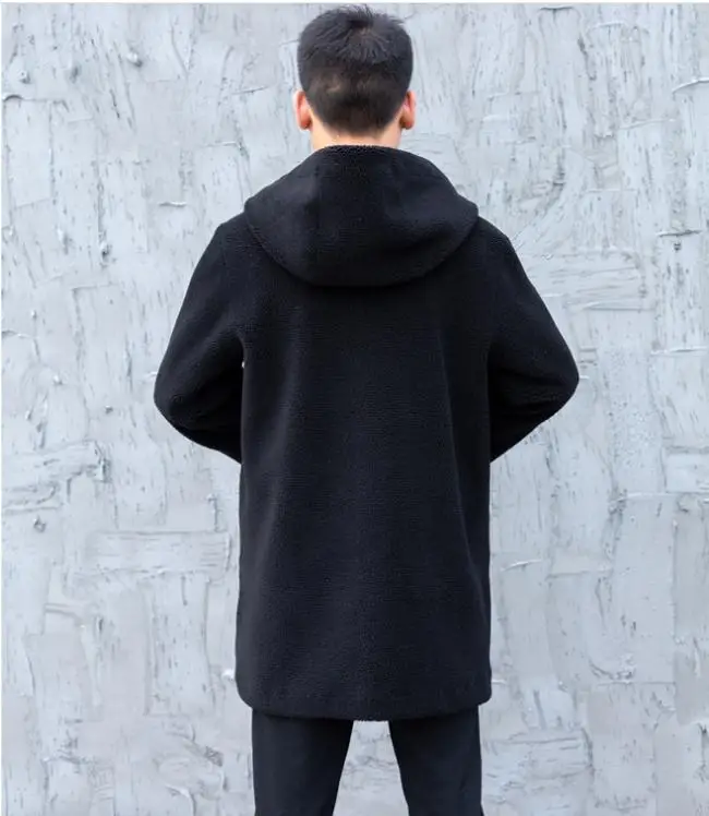 Новинка S/6Xl Мужская зимняя теплая Двусторонняя одежда куртки с капюшоном из