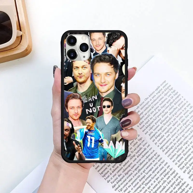 

James McAvoy famous actor Phone Case for iPhone 11 12 pro XS MAX 8 7 6 6S Plus X 5S SE 2020 XR Luxury brand shell funda coque