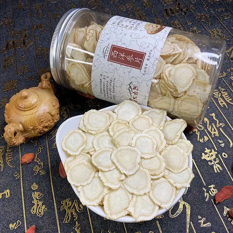 

Wild Organic American Ginseng Slice Improve Immunity and Resistance, Relieve Fatigue, Anti-Aging