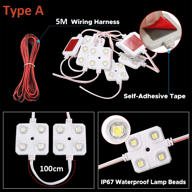 Светодиодная Автомобильная потолочная Рабочая лампа светильник для интерьера