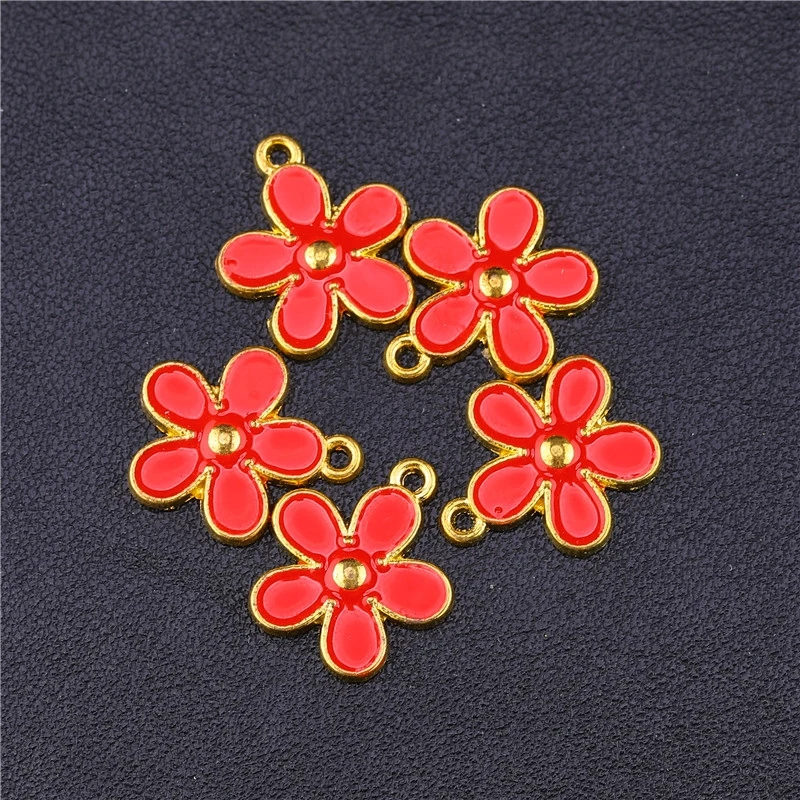 As Photo 15 Pieces Juya DIY 15 шт./лот оптовые ювелирные изделия поставки эмаль животных беспроводной мини-маршрутизатор подвески для женщин детские ювелирные изделия изготовление - Окраска металла: As Photo 15 Pieces