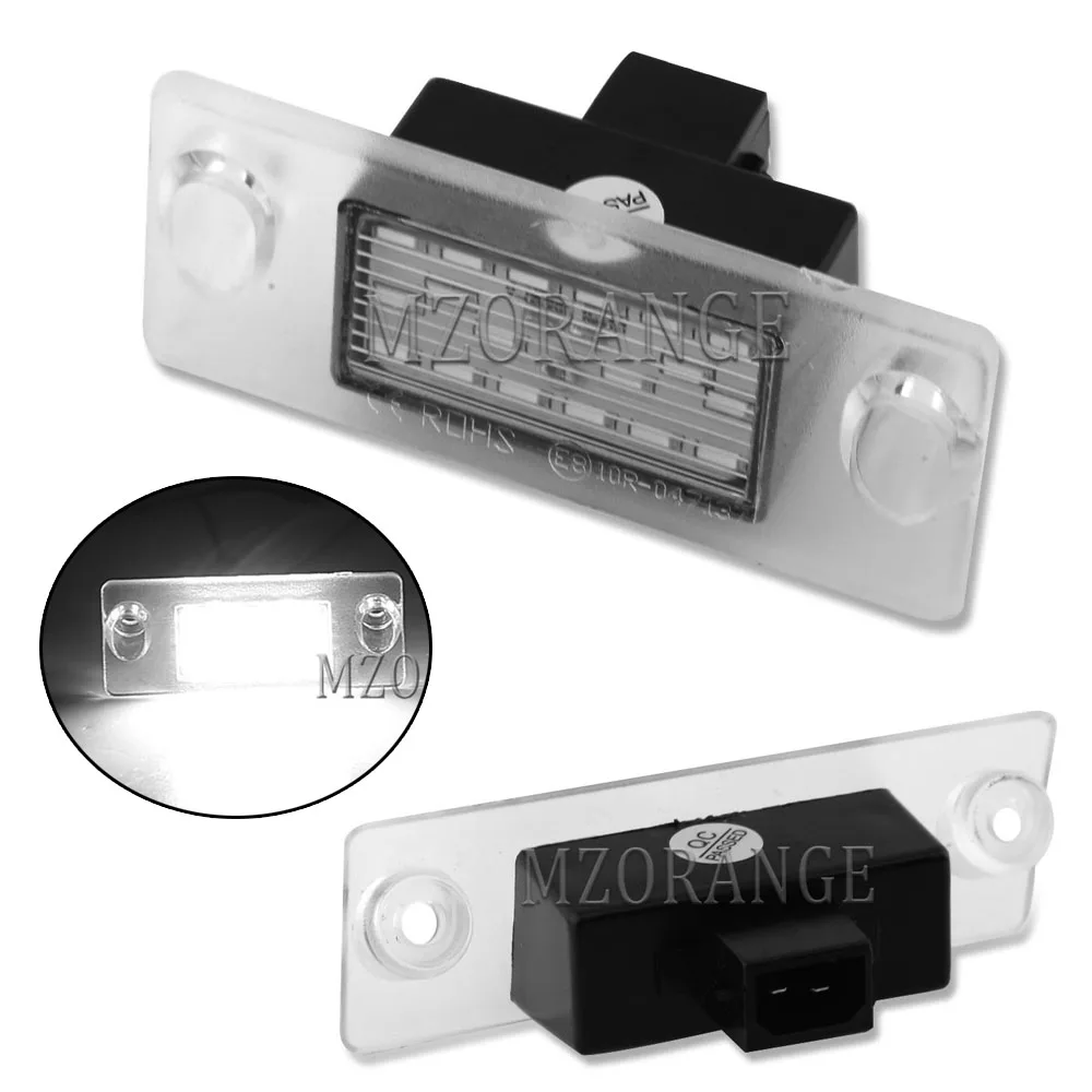 

2Pcs LED For Audi A3 A4 B5 96-01 S5 B5 S3/Sportback 97-03 A4/S4 Auto Car License Number Plate Lights Daytime Running Light 12V