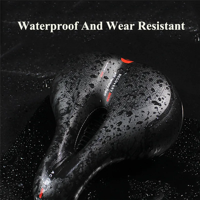 Широкая подушка для горного велосипеда мягкое удобное утолщенное седло