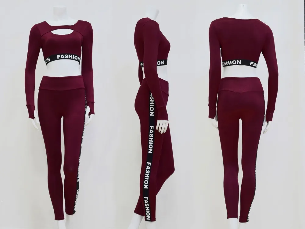 2 шт./компл. Женская Спортивная одежда для занятий йогой спортивный комплект из