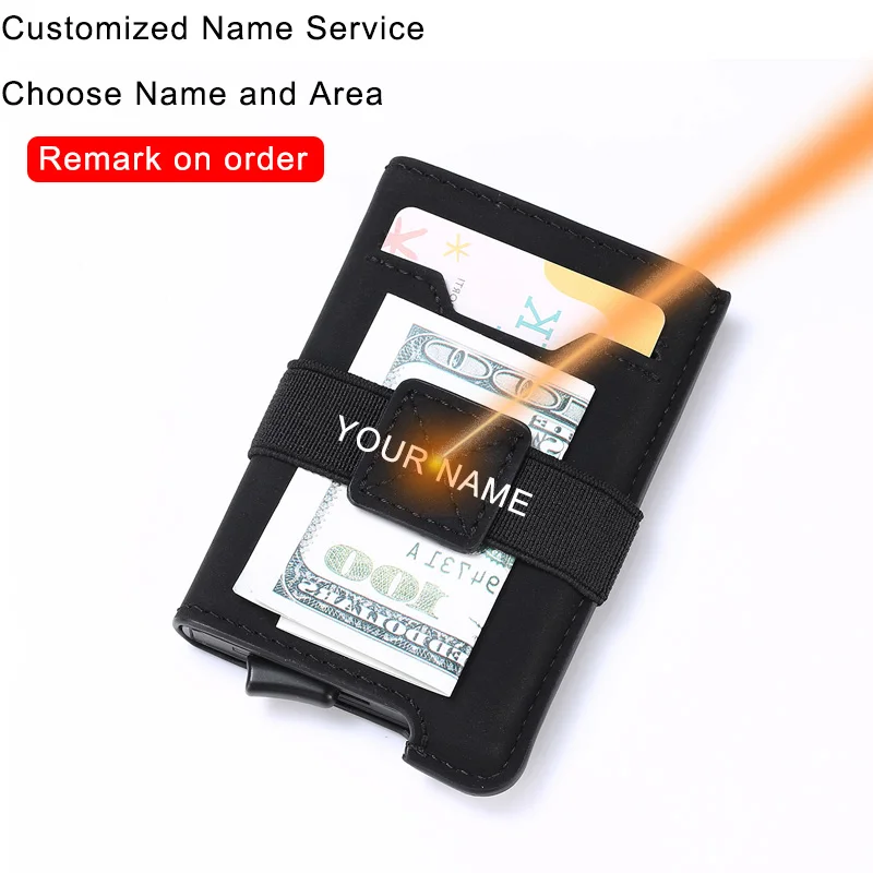 DIENQI Rfid держатель для карт кошельки мужчин кожаный тонкий мини кошелек сумка