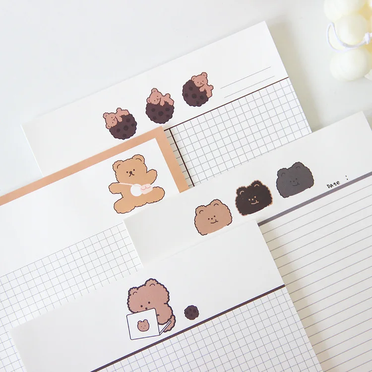 Блокнот с изображением шоколадного медведя блокнот B5 для студентов сделай сам