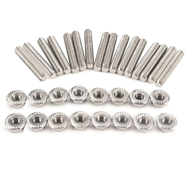 Нержавеющей выхлопной коллектор Stud Kit выпускной для Ford 4 6 & 5 литров V8|Выхлопной