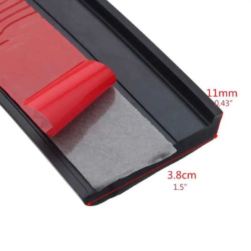 

2pcs/set Universal 1.5M Car Wheel Arch Bumper Protection Strip Anti Collision Mudguard AUTO Decor Accessories