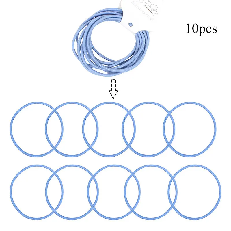 

Women Basic Elastic Hair Bands Scrunchie Ponytail Holder Headband Colorful Rubber Bands Fashion Hair Accessories Hair Ties