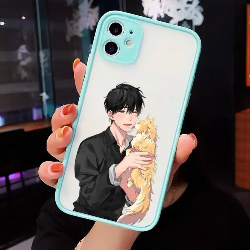 

Banana Fish Phone Cases Matte transparent For blue iPhone 12 Mini 11 Pro XR XS Max 7 8 Plus X Back Cover
