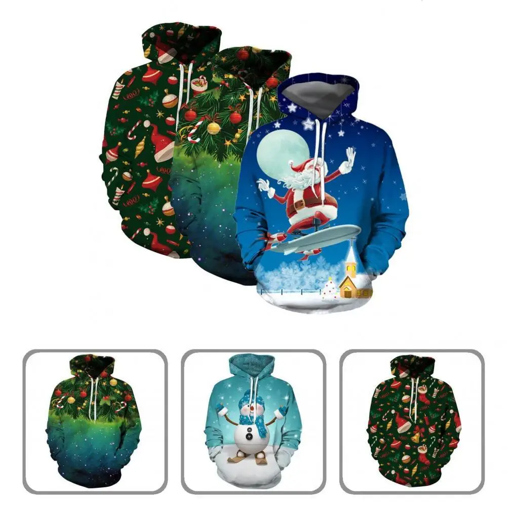 

Hoodie Hooded Pullover Colorful All Match Christmas Hoodie Autumn Hoodie Cute