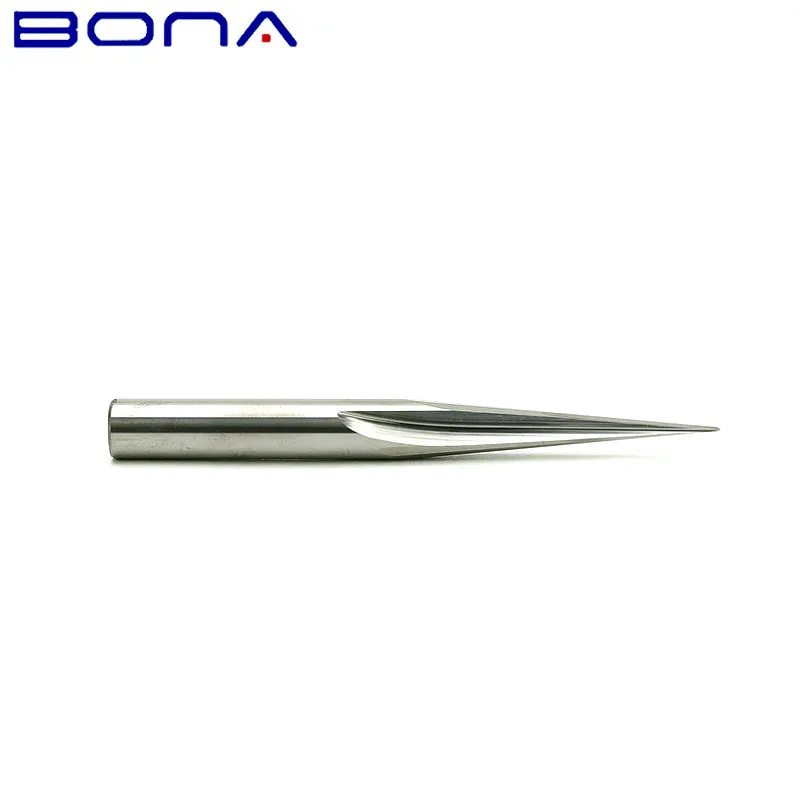 Прямая карбидная фреза для резьбы по дереву с 2 канавками 15 градусов 6*50*0 5 мм |