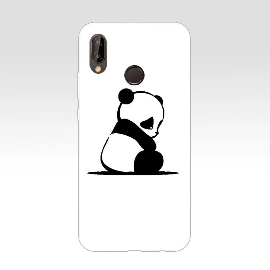 25AS панда мультфильм мягкий Силиконовый ТПУ чехол для телефона Huawei Honor 20 Pro view 10 P8 P9