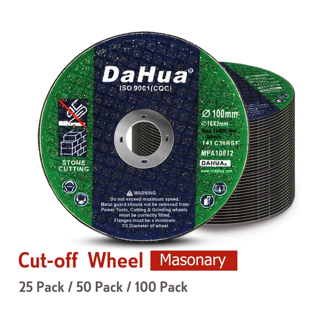

BRAKEMAN grinder 100MM 4 inch Cutting Grinding Discs Cut Off Wheel T41 Flat Shape Angle Hand Power Tools Stone