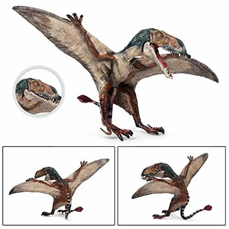 Распродажа! Экшн-фигурка птерозавра анхангуэра птеродактил с открытым ртом