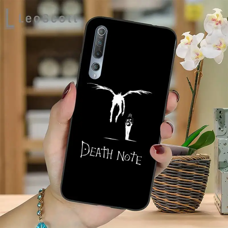 

Anime Manga Death Note Phone Case For Xiaomi Redmi note 4 4X 8T 9 9s 10 K20 K30 cc9 9t pro lite max
