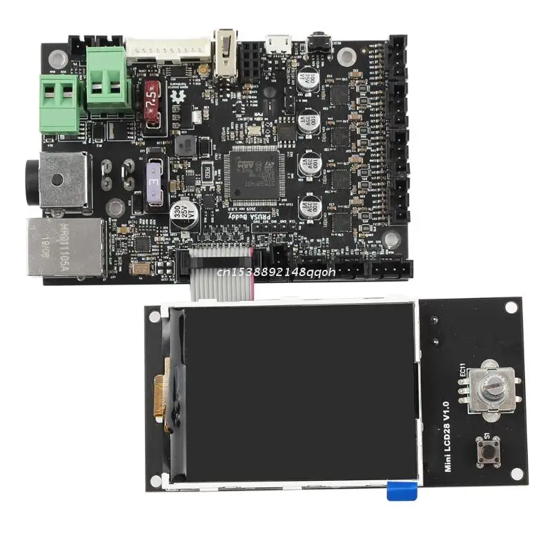 

Clone Prusa Buddy Control Board Integrated TMC2209 Driver+Mini LCD28 Screen Part Dropship
