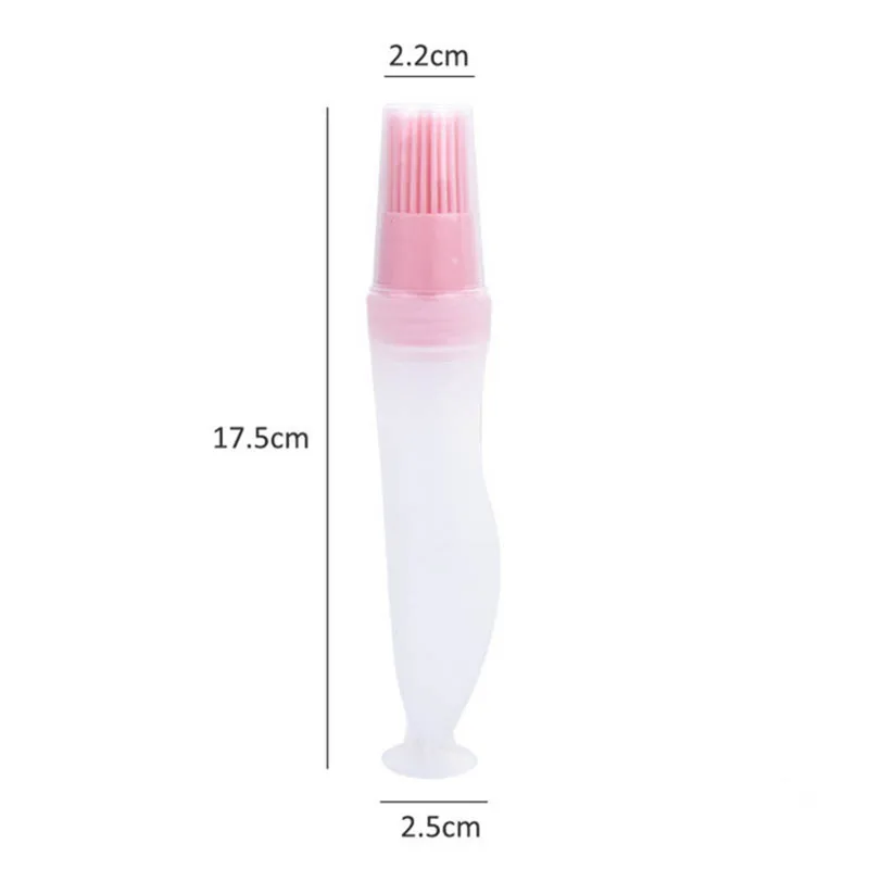 Бутылка для масла с кистью Портативный барбекю Кисть Силиконовая бутылка со