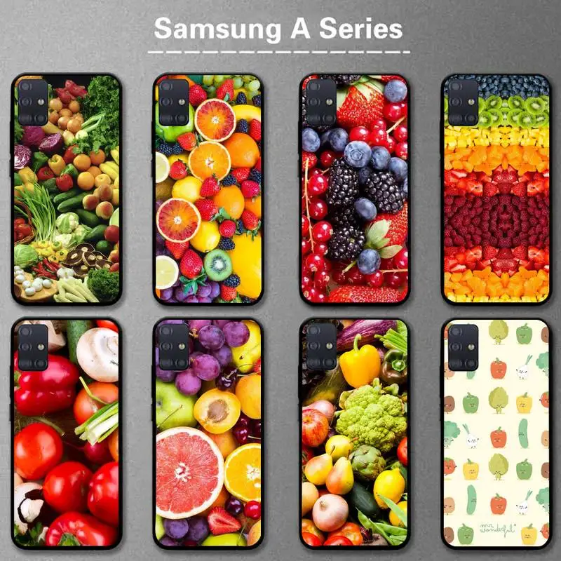 

Vegan Vegetables Veggies Phone Case For Samsung J2 J4 J5 J6 J7 J8 Prime 2016 ENO Plus Note 7 8 9 10 20 Cover