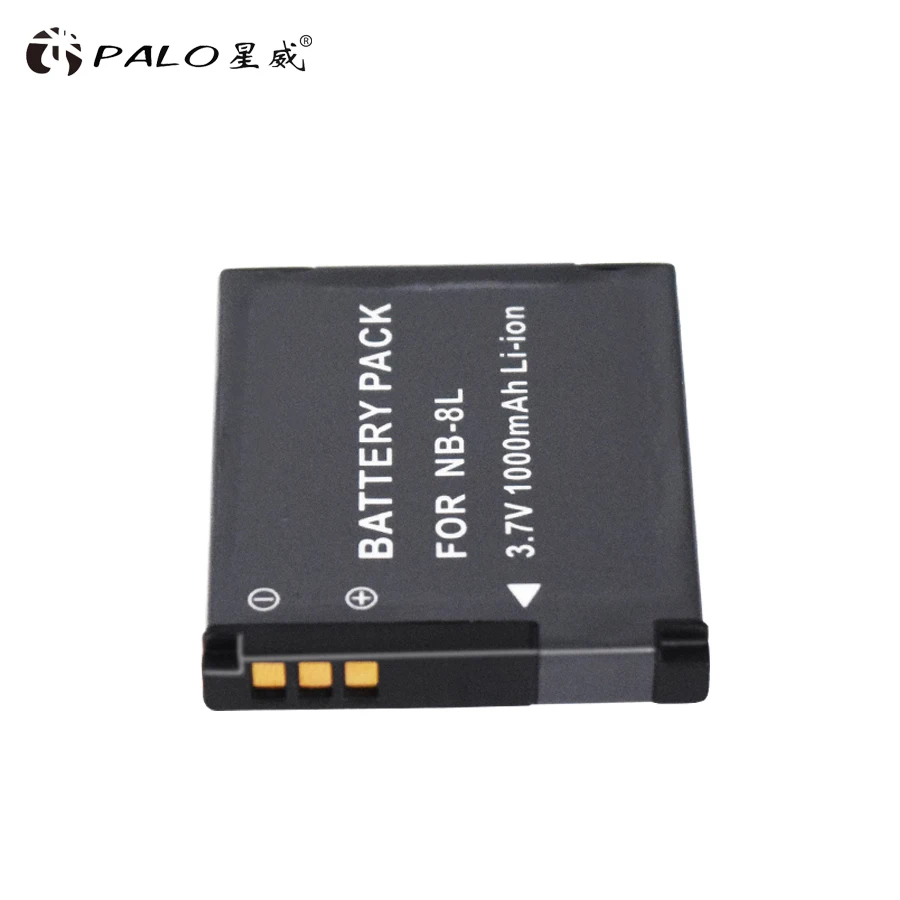 2 шт. цифровой аккумулятор PALO для камеры 3 7 В 1000 мА · ч Canon PowerShot A3300 A3200 A3100 A3000 A2200 A1200