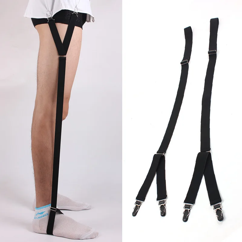 Мужская рубашка с рельефным держателем эластичная Y образная Регулируемая форма