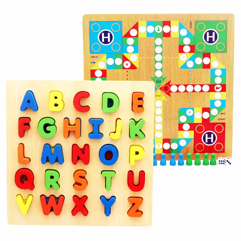 Бесплатная доставка Дети когнитивные 26 шт буквенные и летные шахматы/блоки