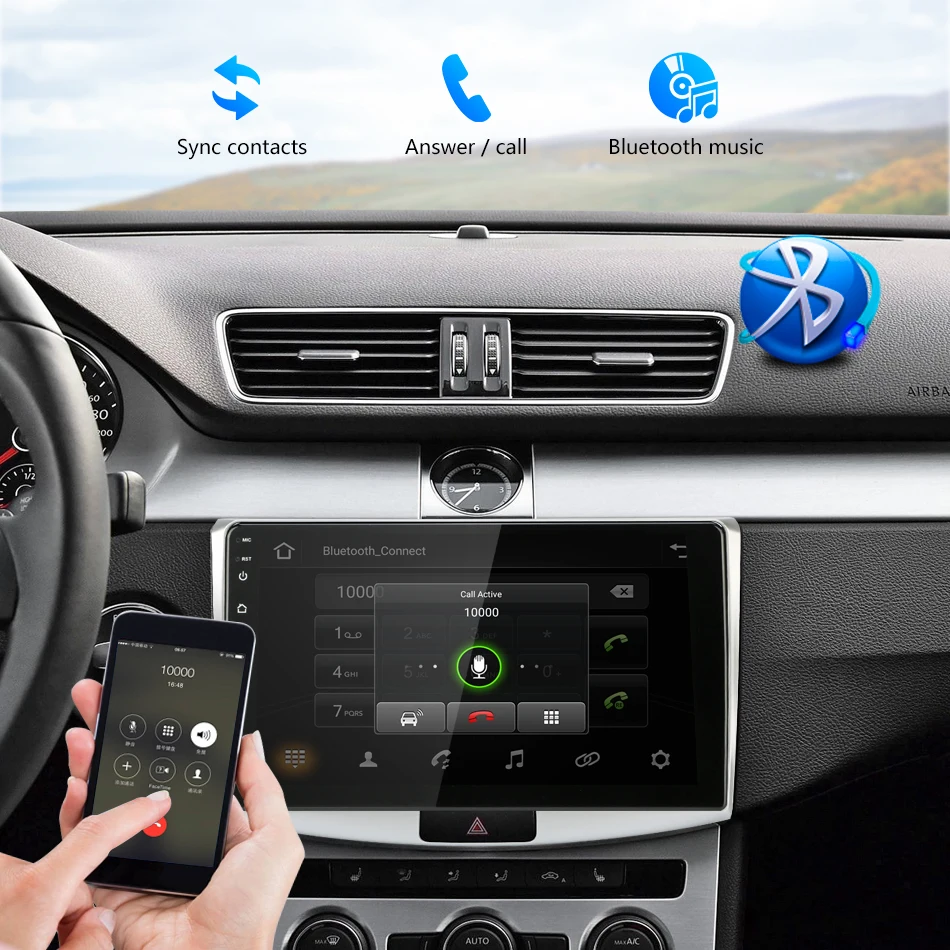 Android 8,1 автомобильный Радио мультимедийный плеер для VW Volkswagen Passat B7 B6 Magotan CC 2010- 2 Din Авторадио gps навигация RDS